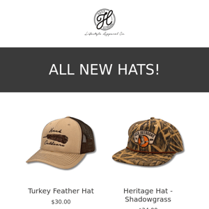 NEW HATS!