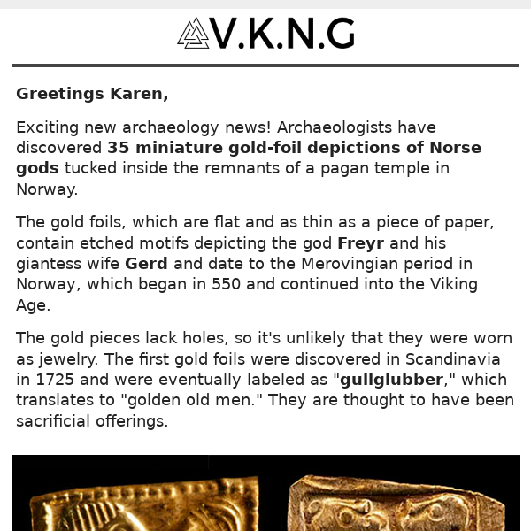 🧈 Exciting new Viking Gold Find
