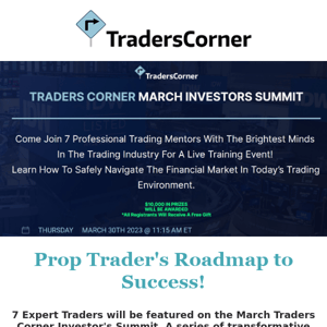 Hi investor, March Investors Summit - Come Join Us!