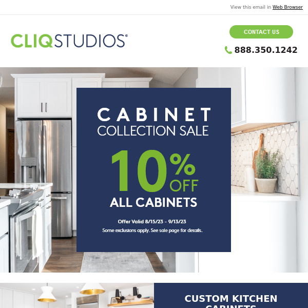 Waiting For The Perfect Time To Your Cabinets Cliqstudios