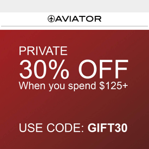 Private 30% Off Everything