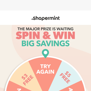 Big Savings Ahead 🤑 Spin & Score!