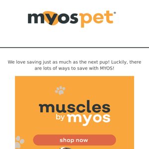 Muscle By MYOS! 💪🐕