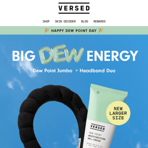 NEW! Dew Point Jumbo + Black Headband Duo