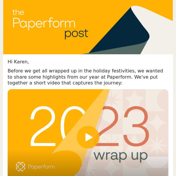 Explore the best of Paperform in 2023