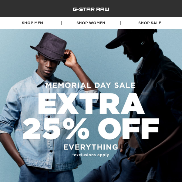 40% Off G-Star Raw COUPON CODES → (30 ACTIVE) June 2023