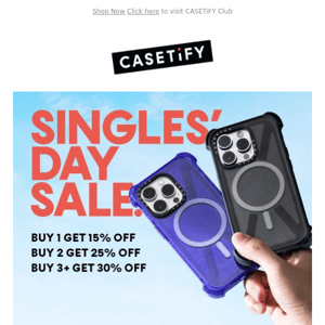 It's Singles' Day Sale Last Day! 12 hours left!