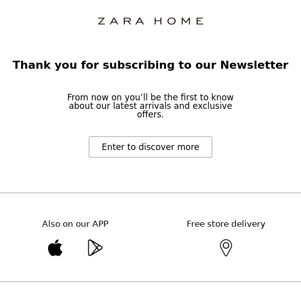 Zara Home Emails, Sales & Deals - Page 1