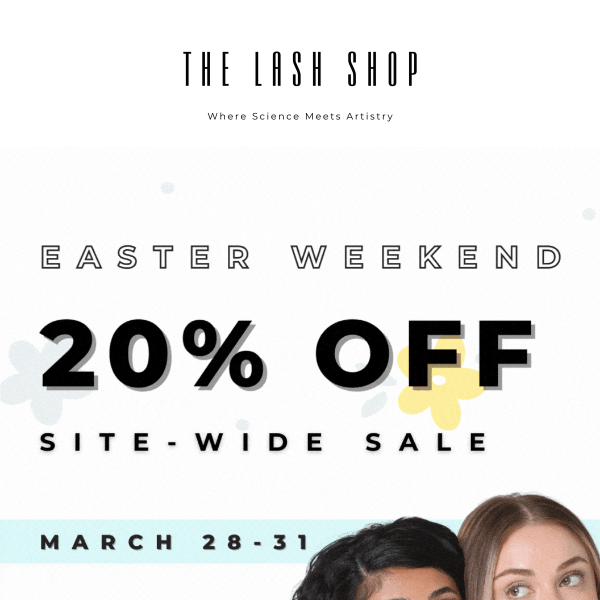 20% OFF Site-wide Easter Sale! 🐣🩷