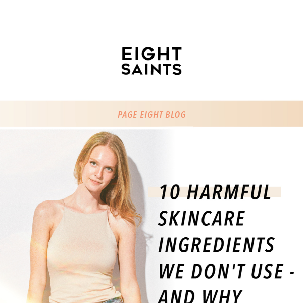 🛑 10 Harmful Skincare Ingredients