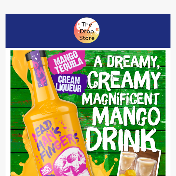NEW from Dead Man's Fingers, Mango Tequila Cream Liqueur 🌞 🍹💀