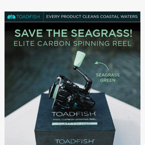 LIMITED EDITION Seagrass Elite Carbon Spinning Reel