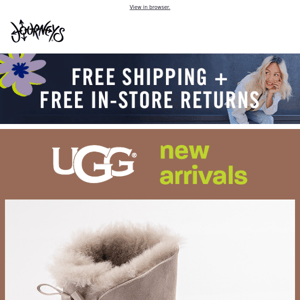 UGG: here for COMFY!