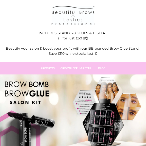 SAVE £110 ON OUR BROW GLUE STARTER KITS...👀😍