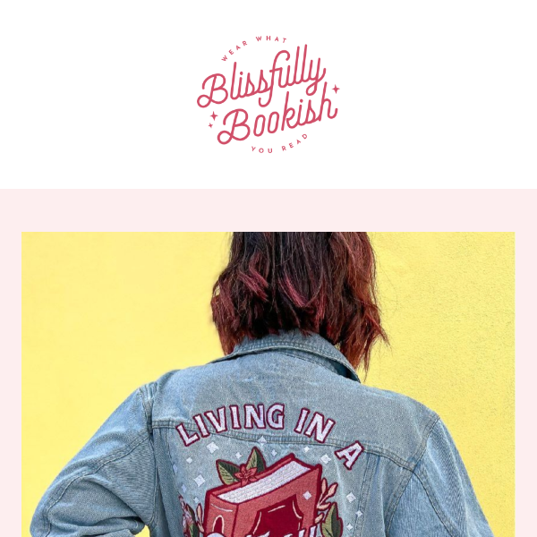 Have you gotten your bookish jean jacket yet?