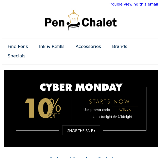 🖋️Cyber Monday Deals Now at Pen Chalet!