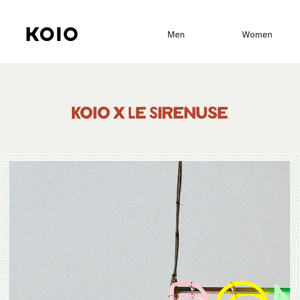 NOW AVAILABLE: THE KOIO X LE SIRENUSE SLIDE