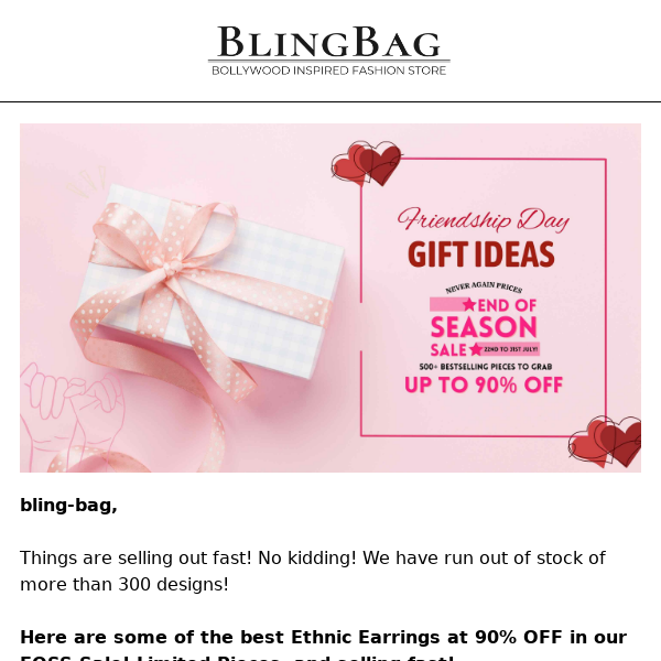 Bling Bag, Gifts Mile - Khushi Mile!