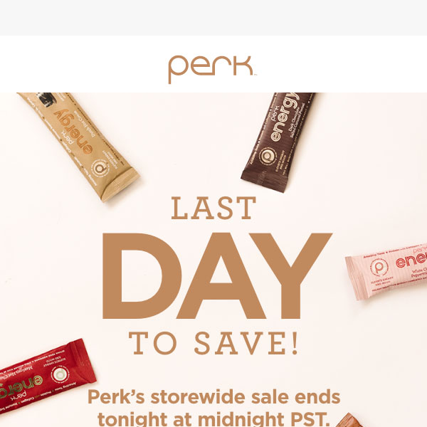 Last chance savings on Perk☕