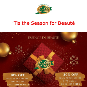 Final Hour for Our  'Tis the Season for Beauté Sale