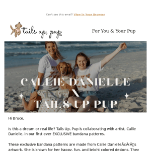 ❗JUST IN - Callie Danielle x Tails Up, Pup Collection is here