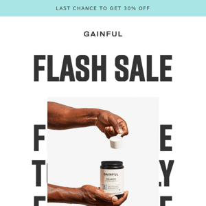 Final hours of our flash sale!