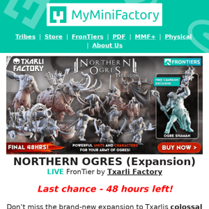 Last chance for powerful NORTHERN OGRES... ⛰️