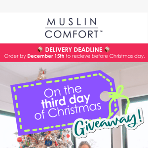 A customer WON A CUISINART STEAMER! - Unwrap the 3rd day of Christmas 🎄🎁