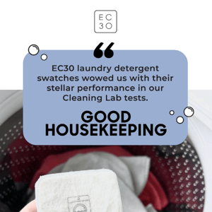 “BEST OVERALL LAUNDRY DETERGENT SHEET” – Good Housekeeping