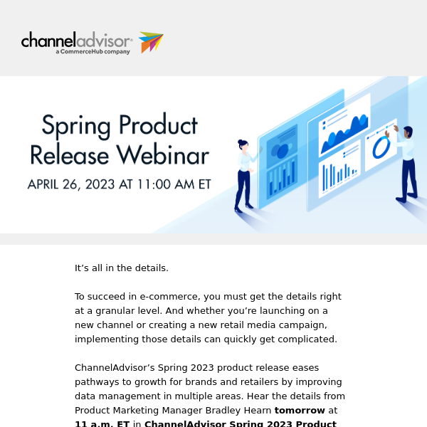 More efficiency, more growth: What the ChannelAdvisor Spring 2023 product release offers