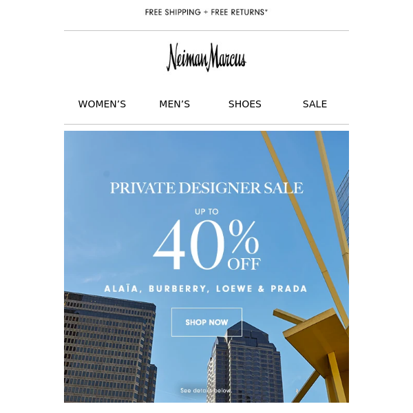 Private Designer Sale: Loewe & Prada just added