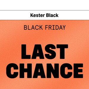 LAST CHANCE! Up to 60% off