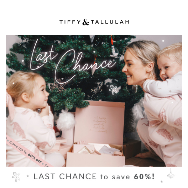 LAST CHANCE TO SAVE 60%!