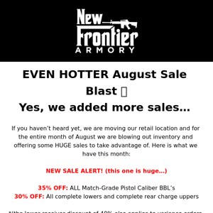 EVEN HOTTER August Sale Blast ‼️ (even more sales)
