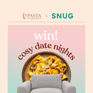 Fancy a year of pasta and a sofa of your choice? 😍