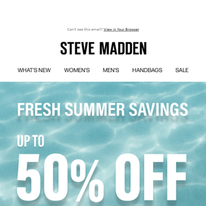 Cool OFF with up to 50% OFF