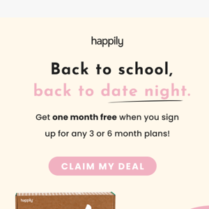 You could be getting one month of Datebox FREE!