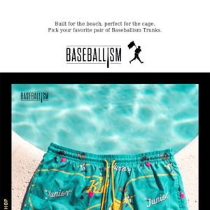 ⚾️ Swim Trunks for the Cage & the Pool