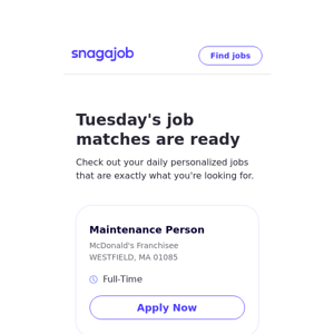 Personalized job matches for June 6, 2023