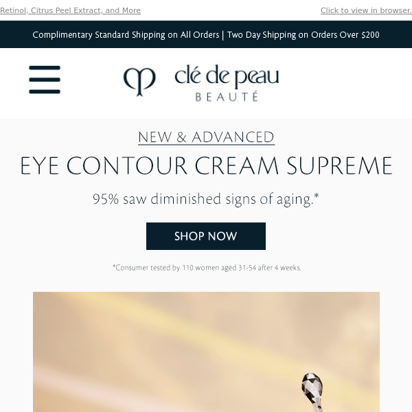 Key Ingredients In NEW Eye Contour Cream Supreme