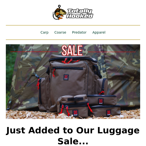 Totally Hooked, Land a Bargain with 20% OFF All Sonik Luggage!