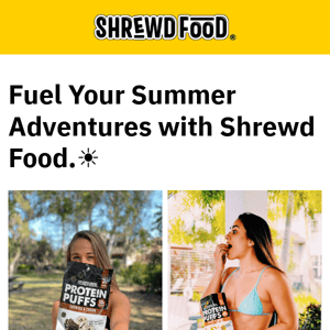 Energize Your Summer Escapades with Shrewd Food ☀️ - Savor, Conquer, Repeat!