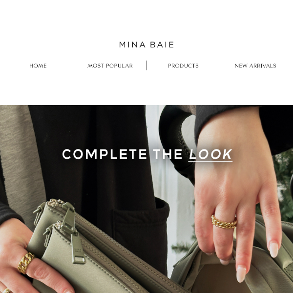 NEW—Limited Edition Mina Essentials