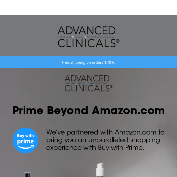 Advanced Clinicals x Amazon