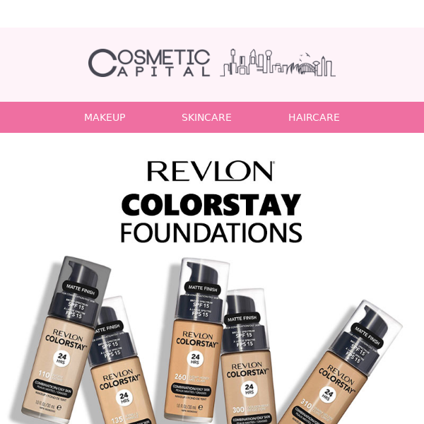 New Revlon ColorStay Foundation Markdowns!