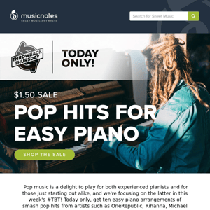 $1.50 Pop Hits for Easy Piano! 🎹