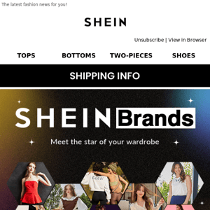 SHEIN Brands | Meet the star of your wardrobe 🌟 (AD)