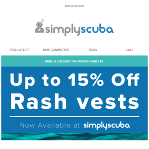 Up to 15% Off Rash Vests