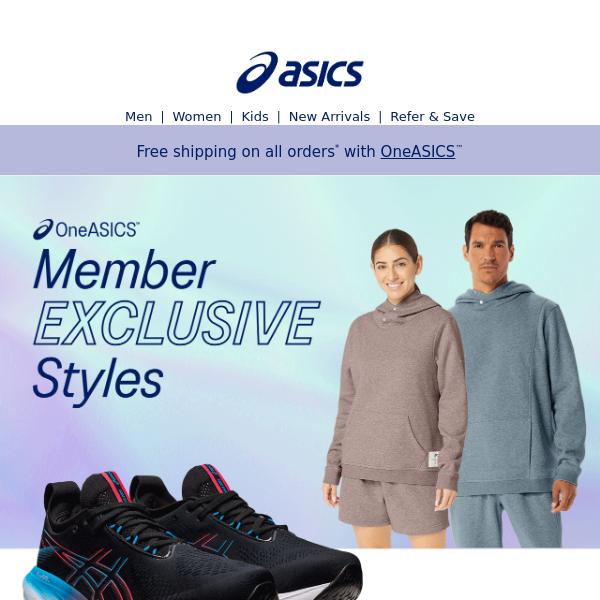 Unlocked for members. Exclusive April OneASICS™ styles are here. - ASICS  America