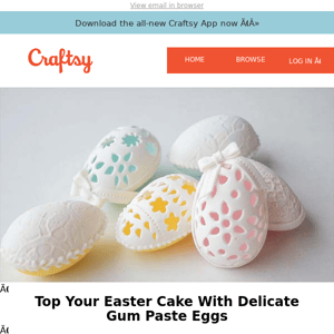Top Your Easter Cake With Delicate Gum Paste Eggs 🥚